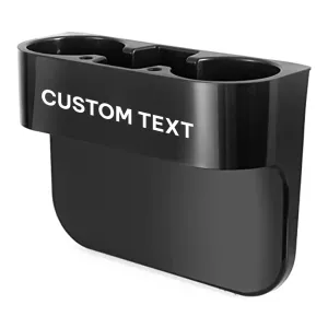 Custom Text Cup Holder Portable Multifunction, Fit with Dodge, Cup Holder Expander for Car, Vehicle Seat Cup Cell Phone Drinks Holder Box Car Interior Organizer