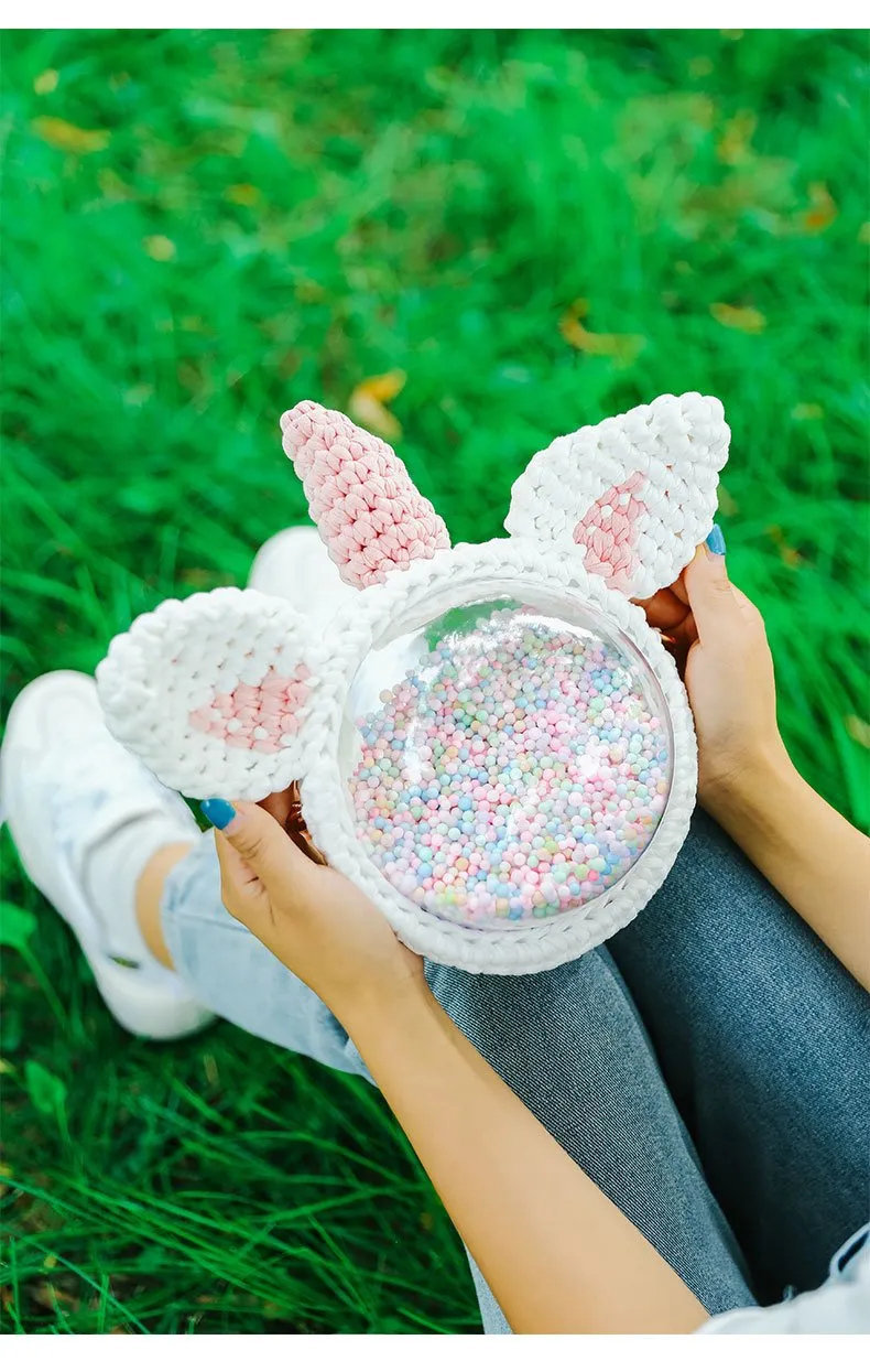 Cute Unicorn Crochet Crossbody Purse Unicorn Crochet Shoulder Bags for Girl Unicorn Crochet Crossbody Purses