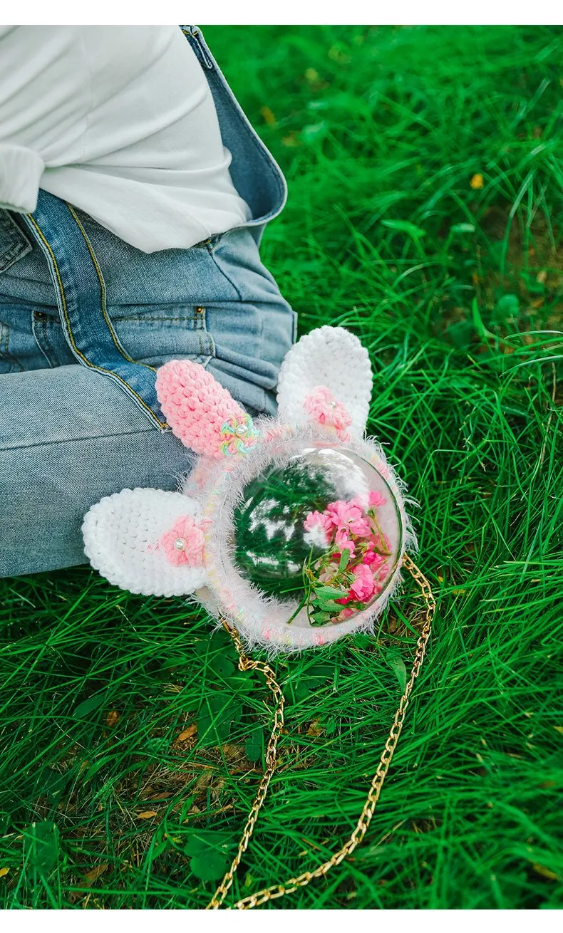 Cute Unicorn Crochet Crossbody Purse Unicorn Crochet Shoulder Bags for Girl Unicorn Crochet Crossbody Purses