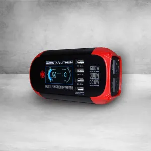 Dakota Lithium Multi Function 300W Power Inverter DC 12V To 110V AC Converter