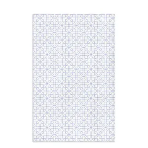 D&D Lattice Dish Towel - Blue