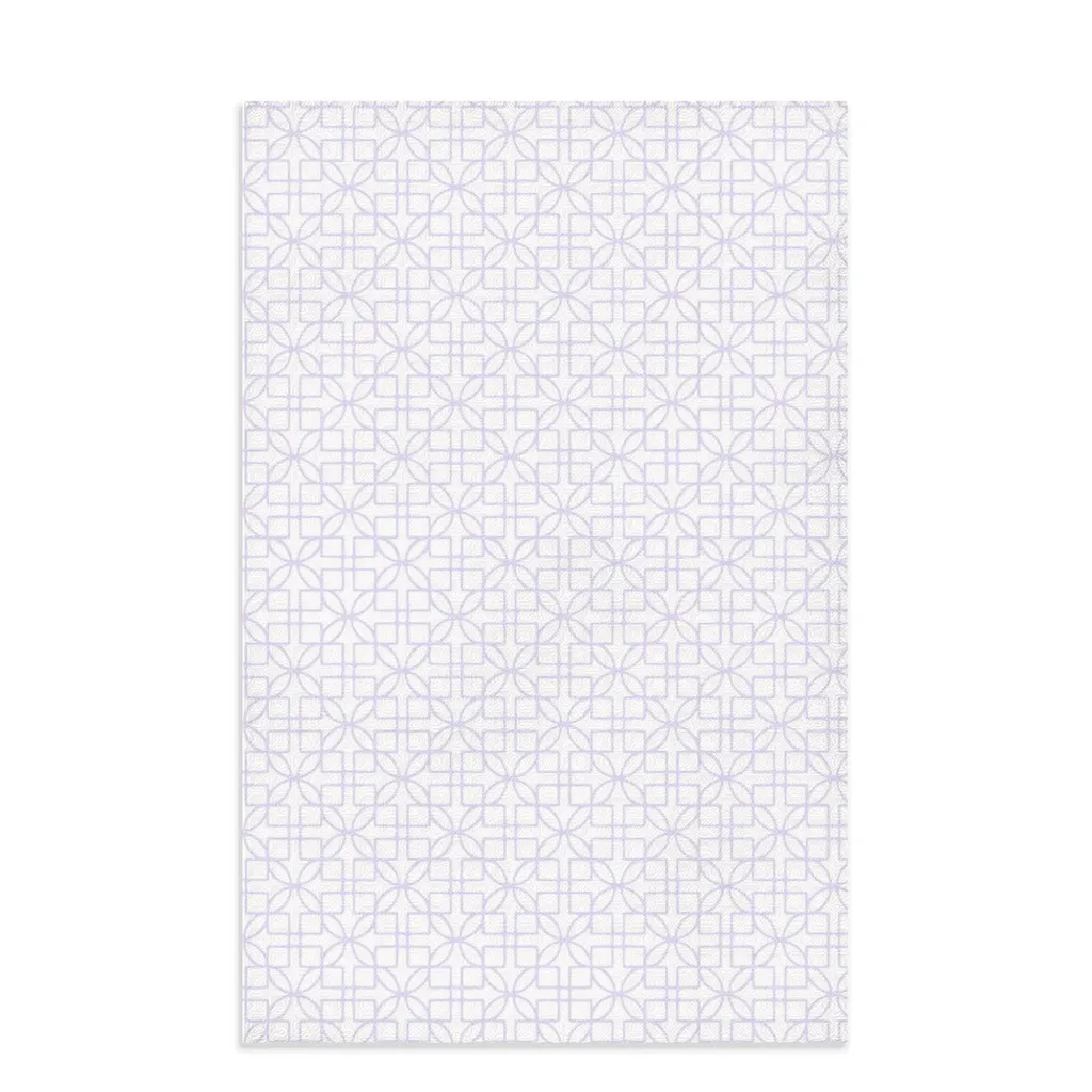 D&D Lattice Dish Towel - Lilac