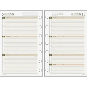 Day Runner Weekly Planner Loose-leaf Refill