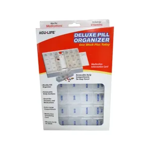 Deluxe Weekly Pill Organizer