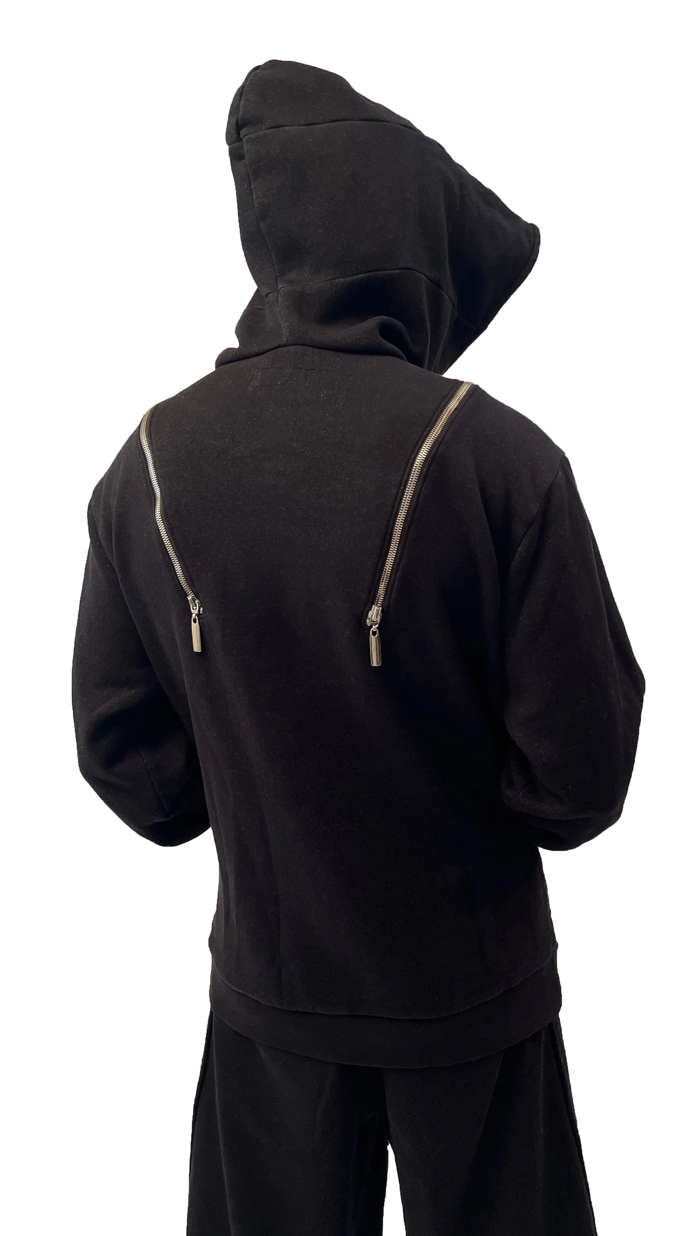 DIVIDER HOODIE - BLACK