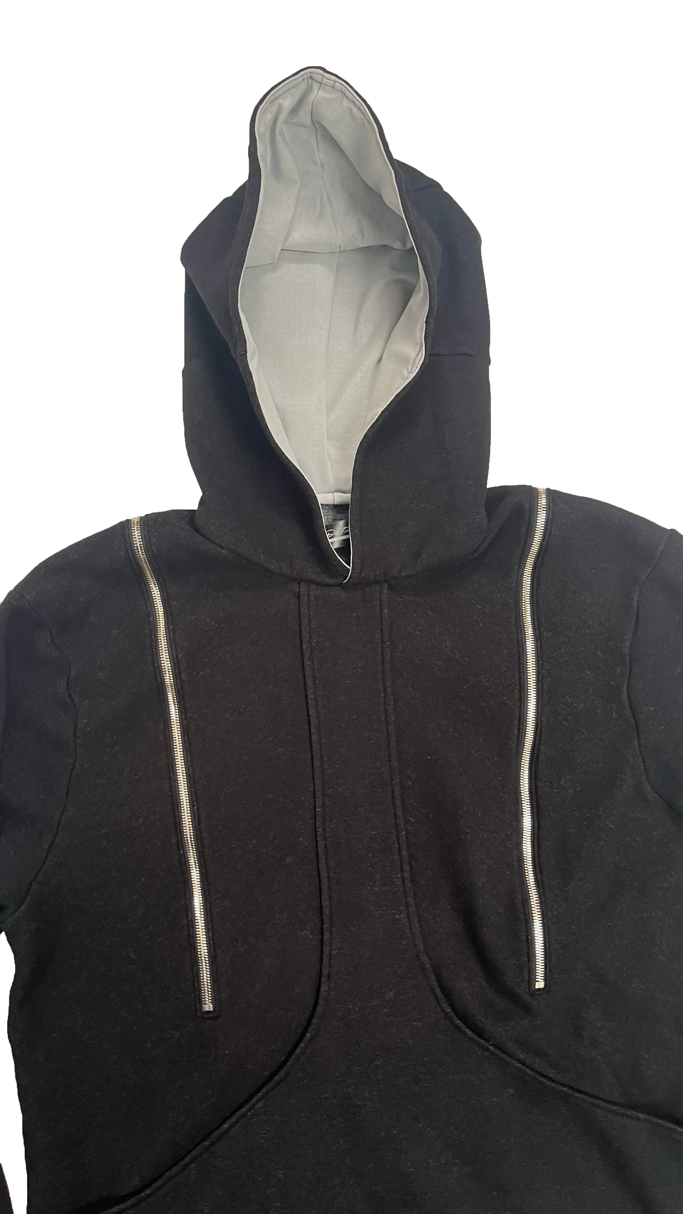 DIVIDER HOODIE - BLACK