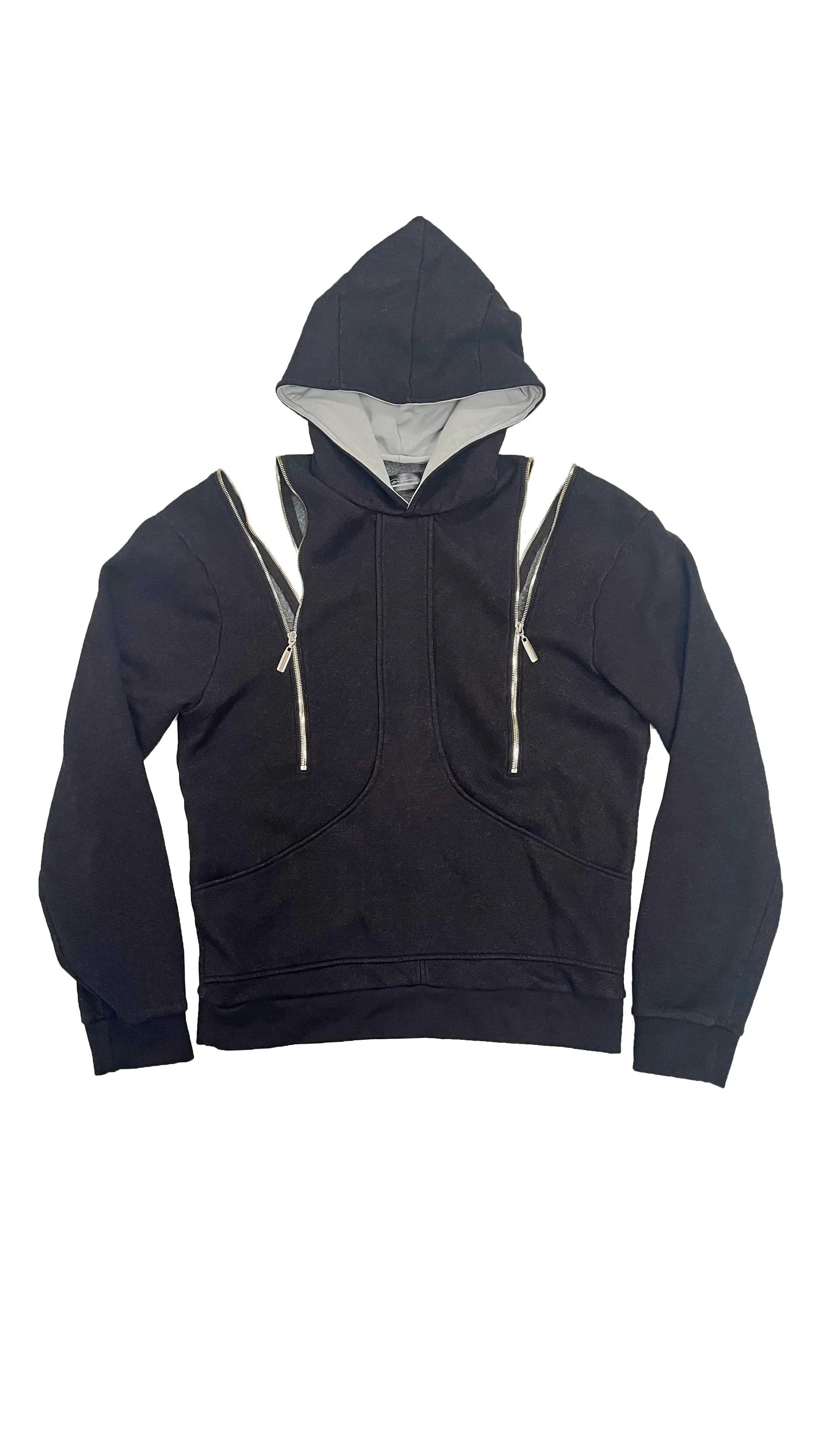 DIVIDER HOODIE - BLACK