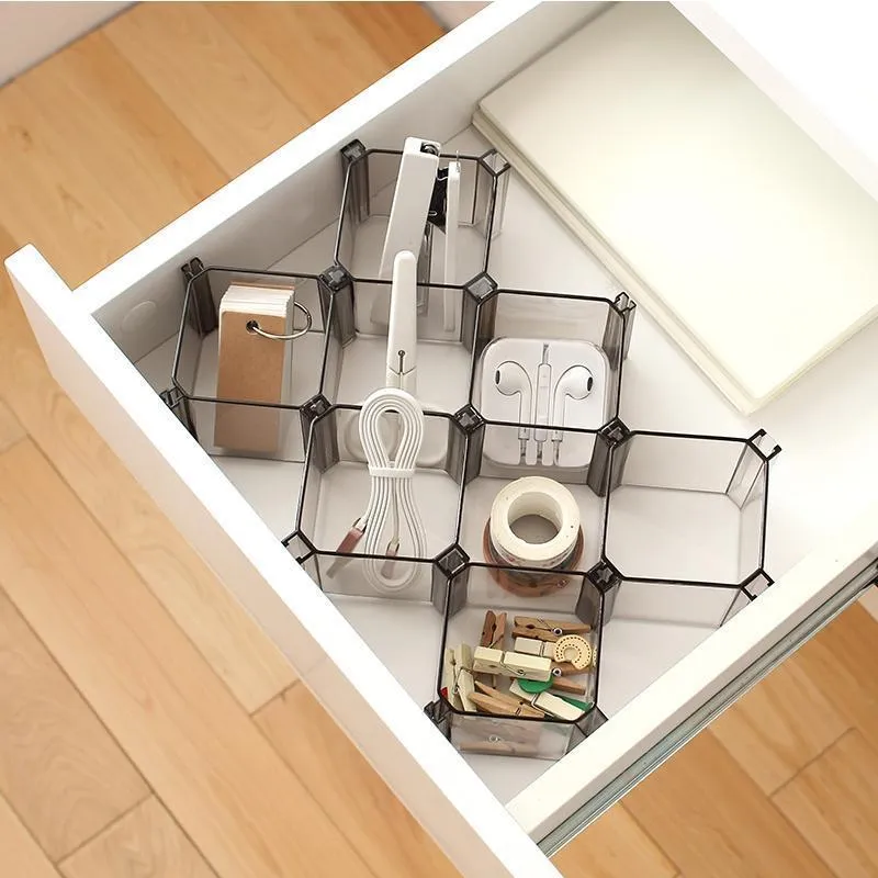 DIY Hive Plastic box drawer Stockings organizer