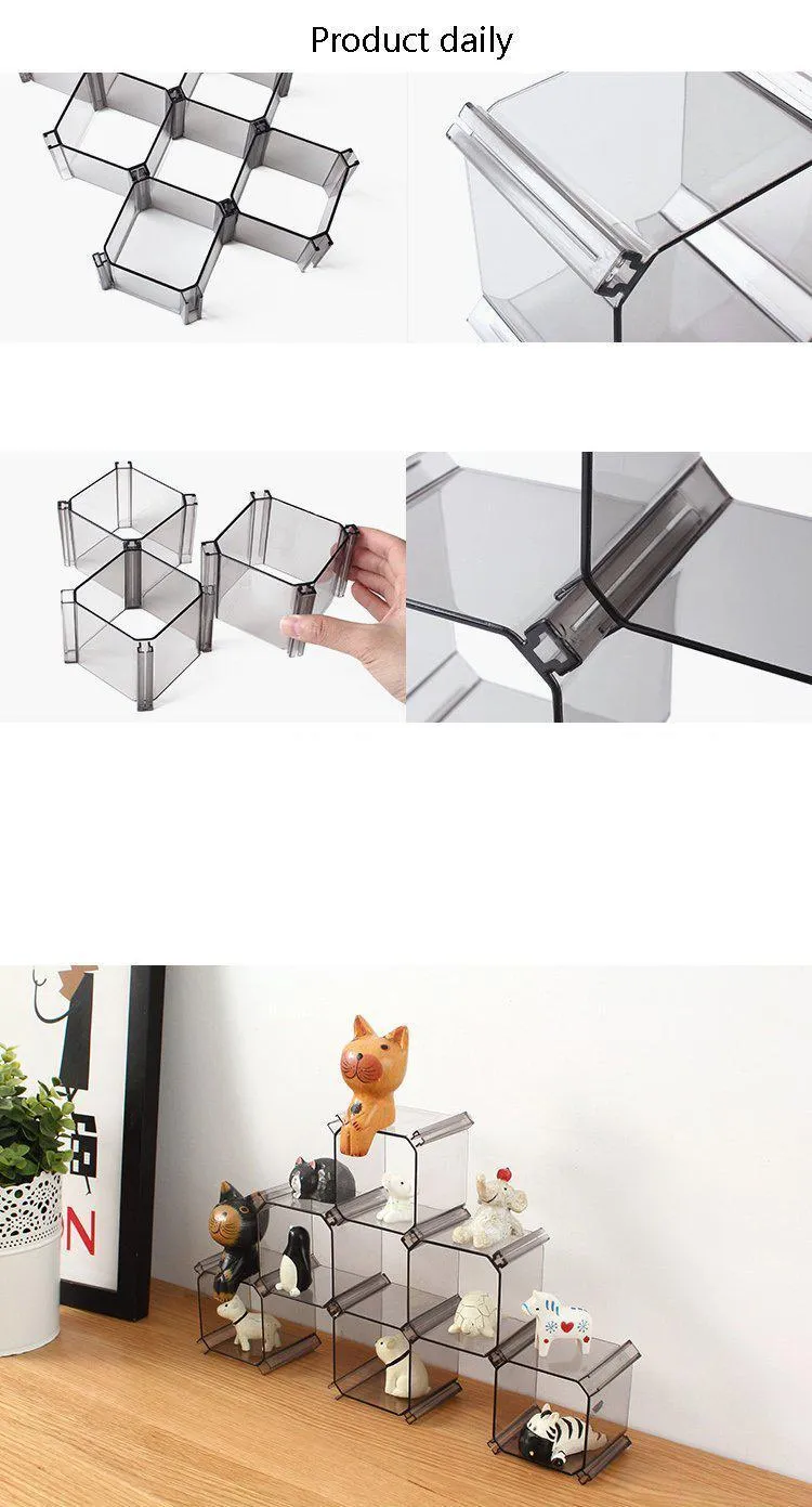 DIY Hive Plastic box drawer Stockings organizer