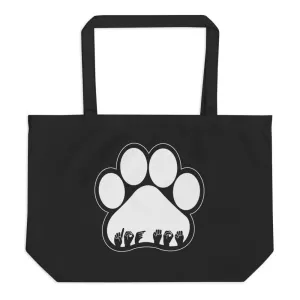 DOG MOM Large Tote Bag