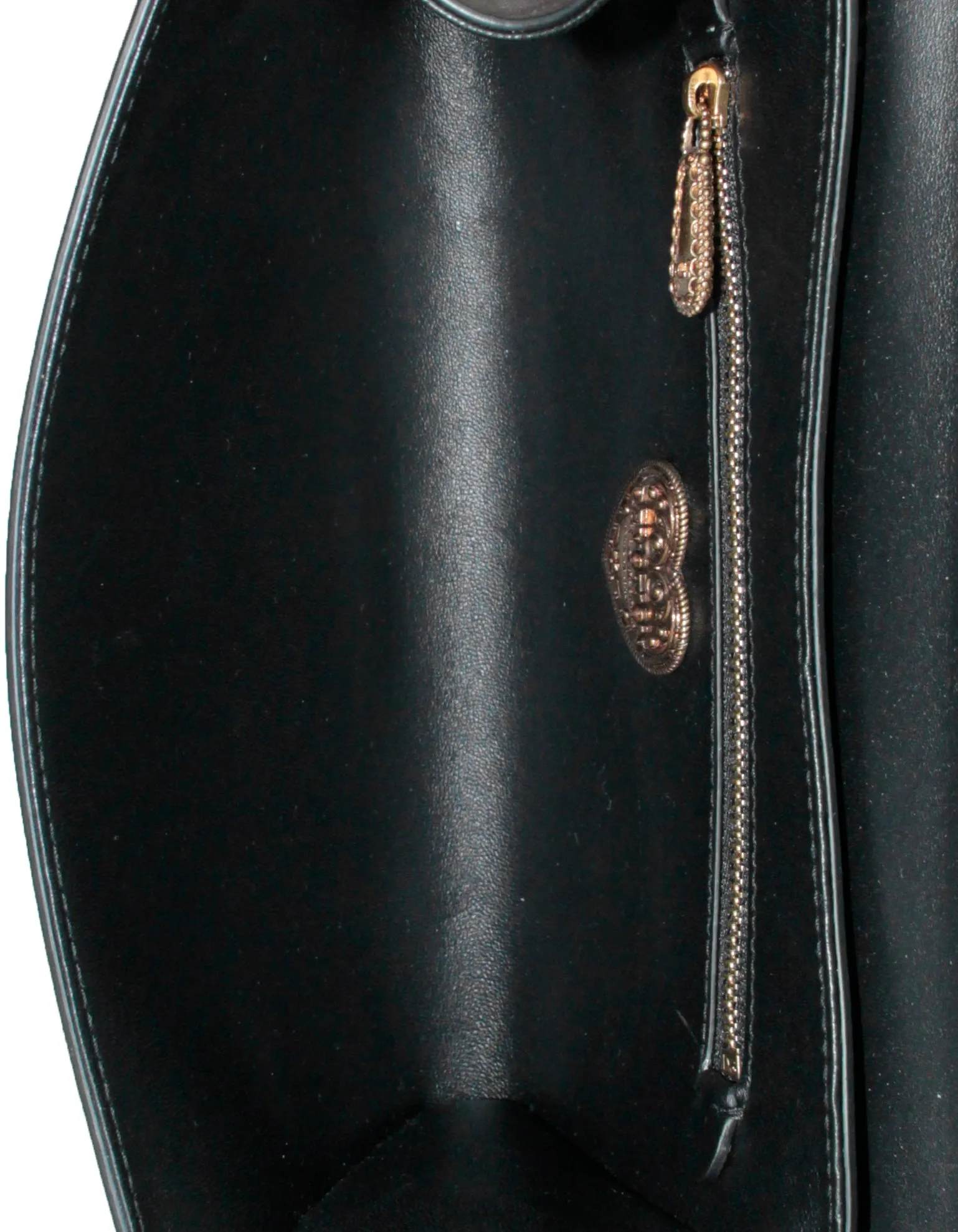 Dolce & Gabbana Black Nappa Leather Medium Devotion Crossbody Bag