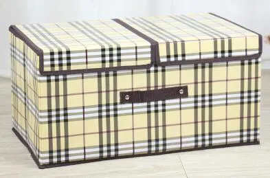 Double cover large capacity storage box