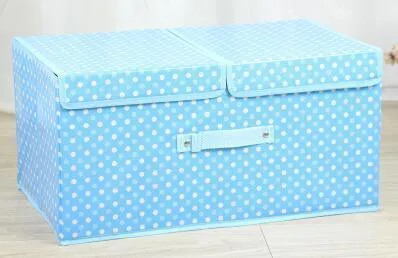 Double cover large capacity storage box