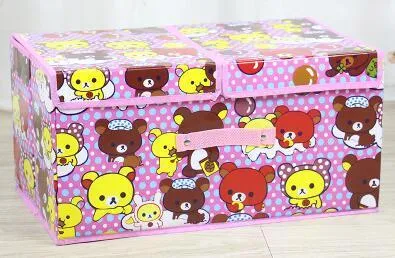 Double cover large capacity storage box