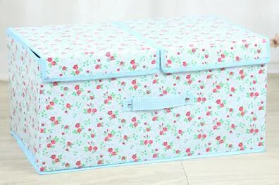 Double cover large capacity storage box