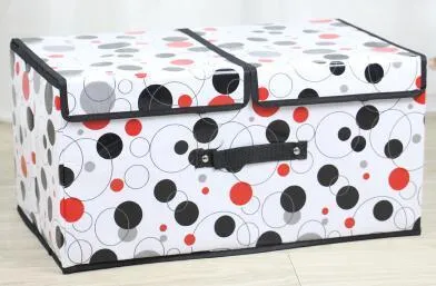 Double cover large capacity storage box