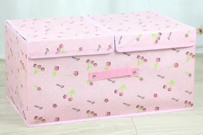 Double cover large capacity storage box