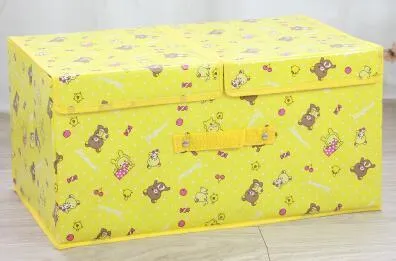 Double cover large capacity storage box