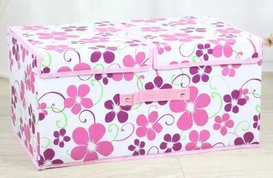 Double cover large capacity storage box