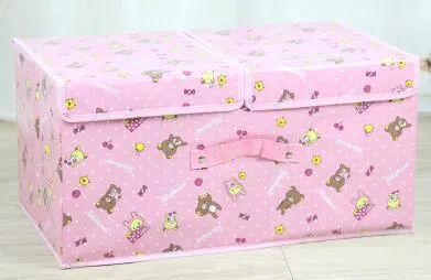 Double cover large capacity storage box