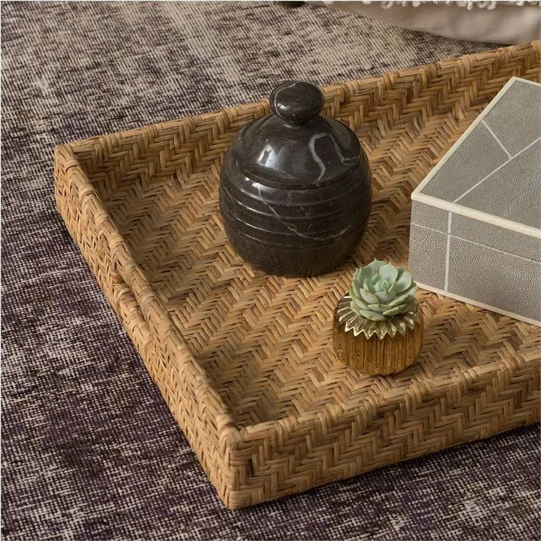 Drifters Rattan Tray Set