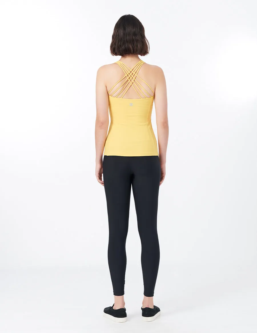 easyoga LESPIRO Flat Strap Tank - Y4 Ginger