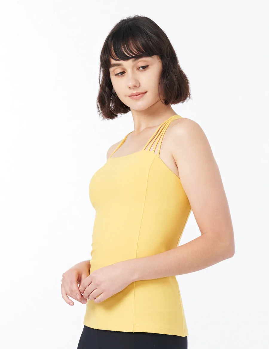 easyoga LESPIRO Flat Strap Tank - Y4 Ginger