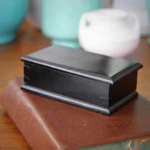 Edwardian Ebonywood Trinket Box