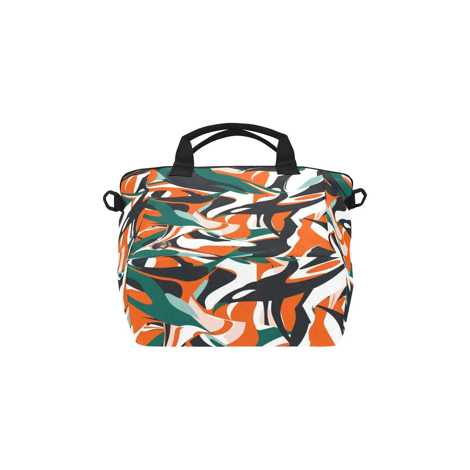 Emerald Tangerine Tote Bag with Shoulder Strap