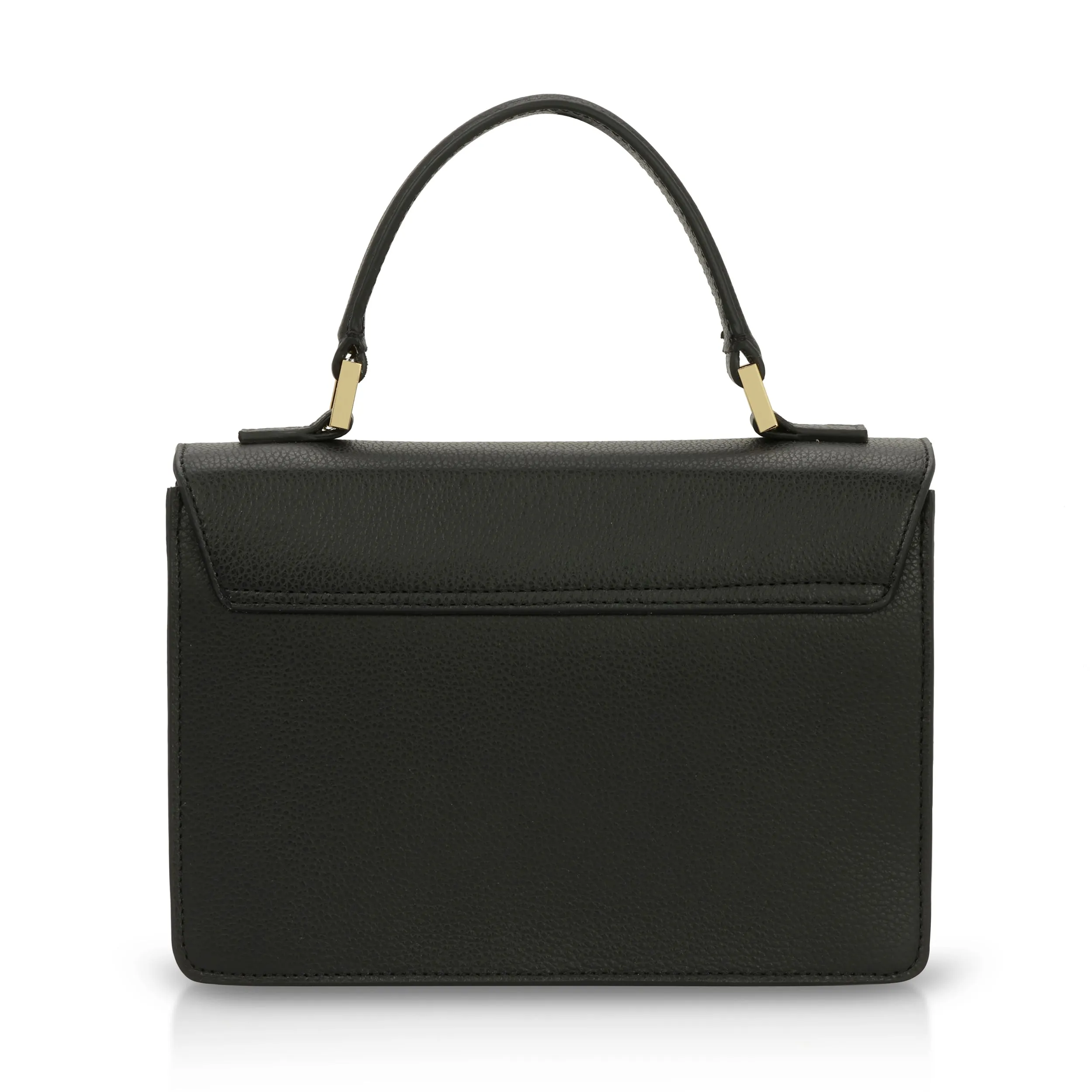 Emma Top Handle - Black Pebble