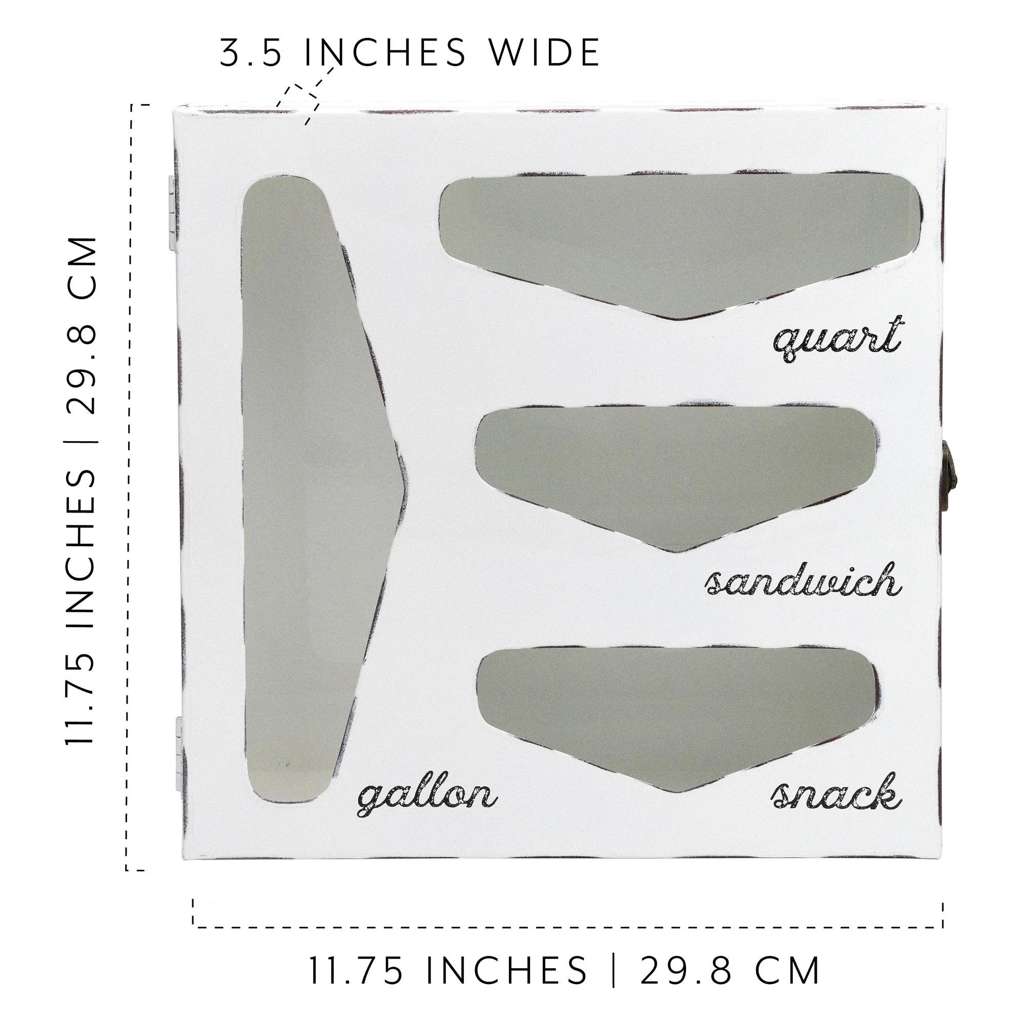 Enamelware Kitchen Bag Organizer