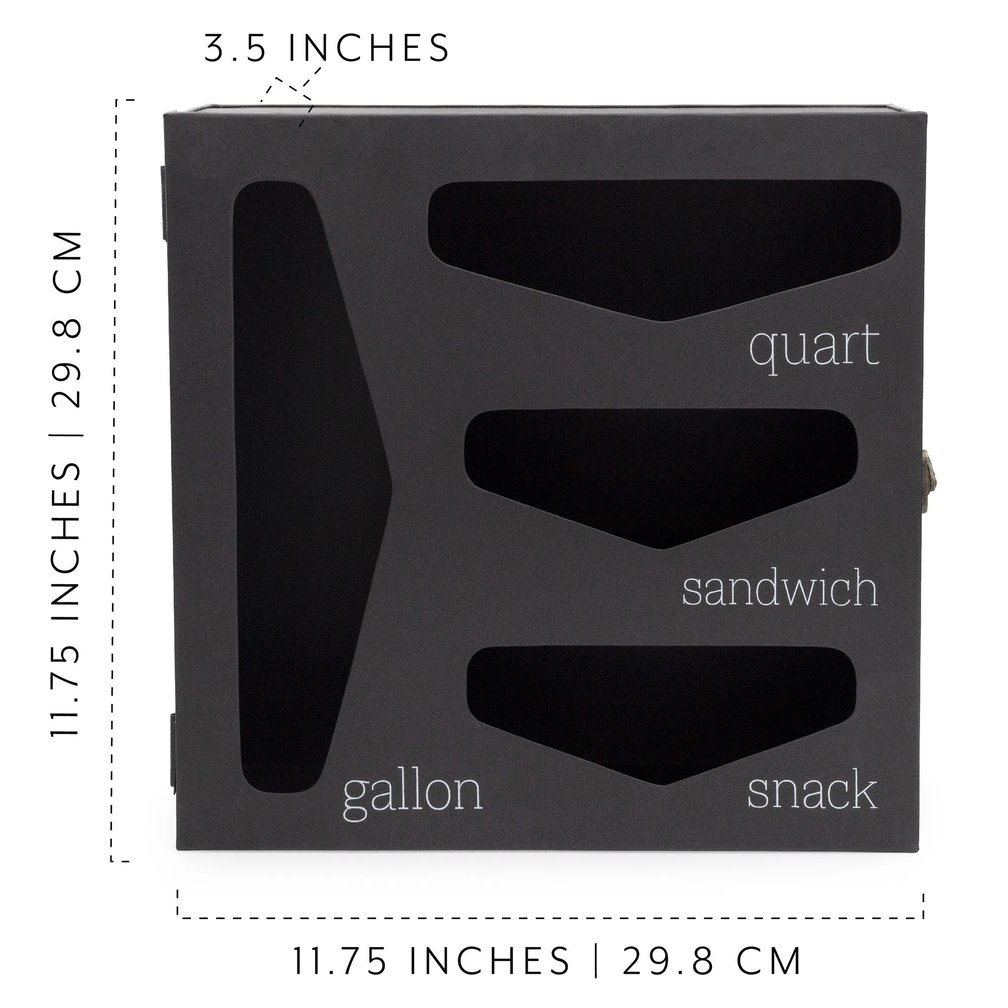 Enamelware Kitchen Bag Organizer