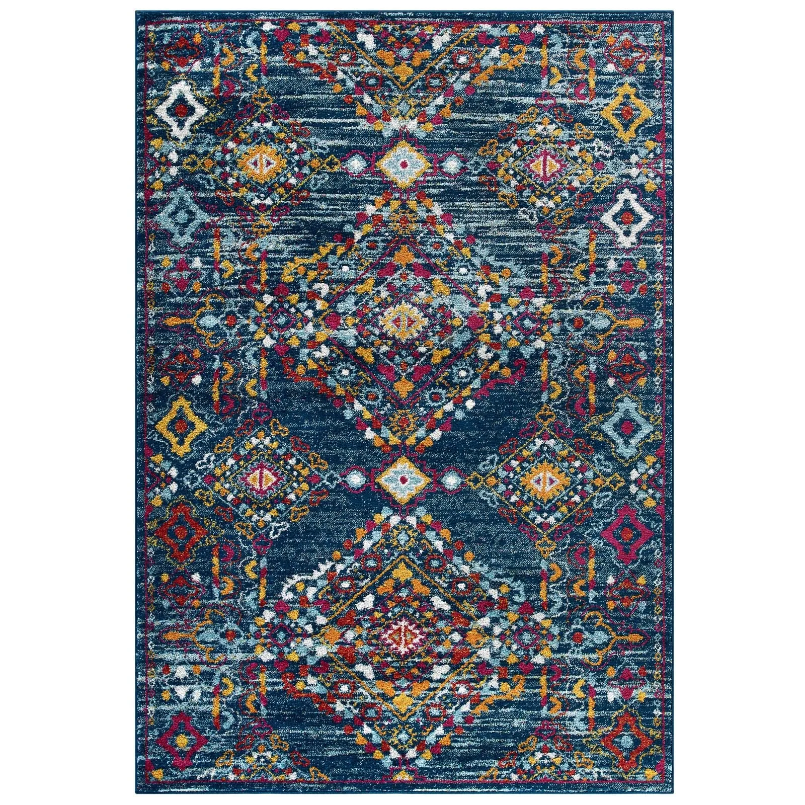 ENTOURAGE KHALIDA DISTRESSED FLORAL LATTICE