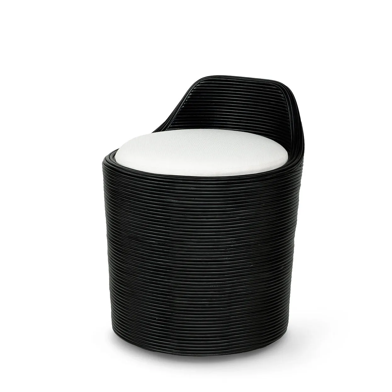 Enzo Swivel Stool Black