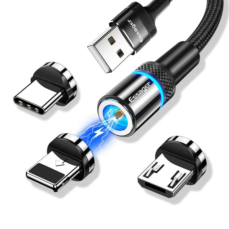 Essager® Kabel Magnetyczny Okrągły (  Końcówka)