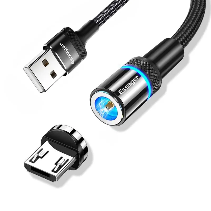 Essager® Kabel Magnetyczny Okrągły (  Końcówka)