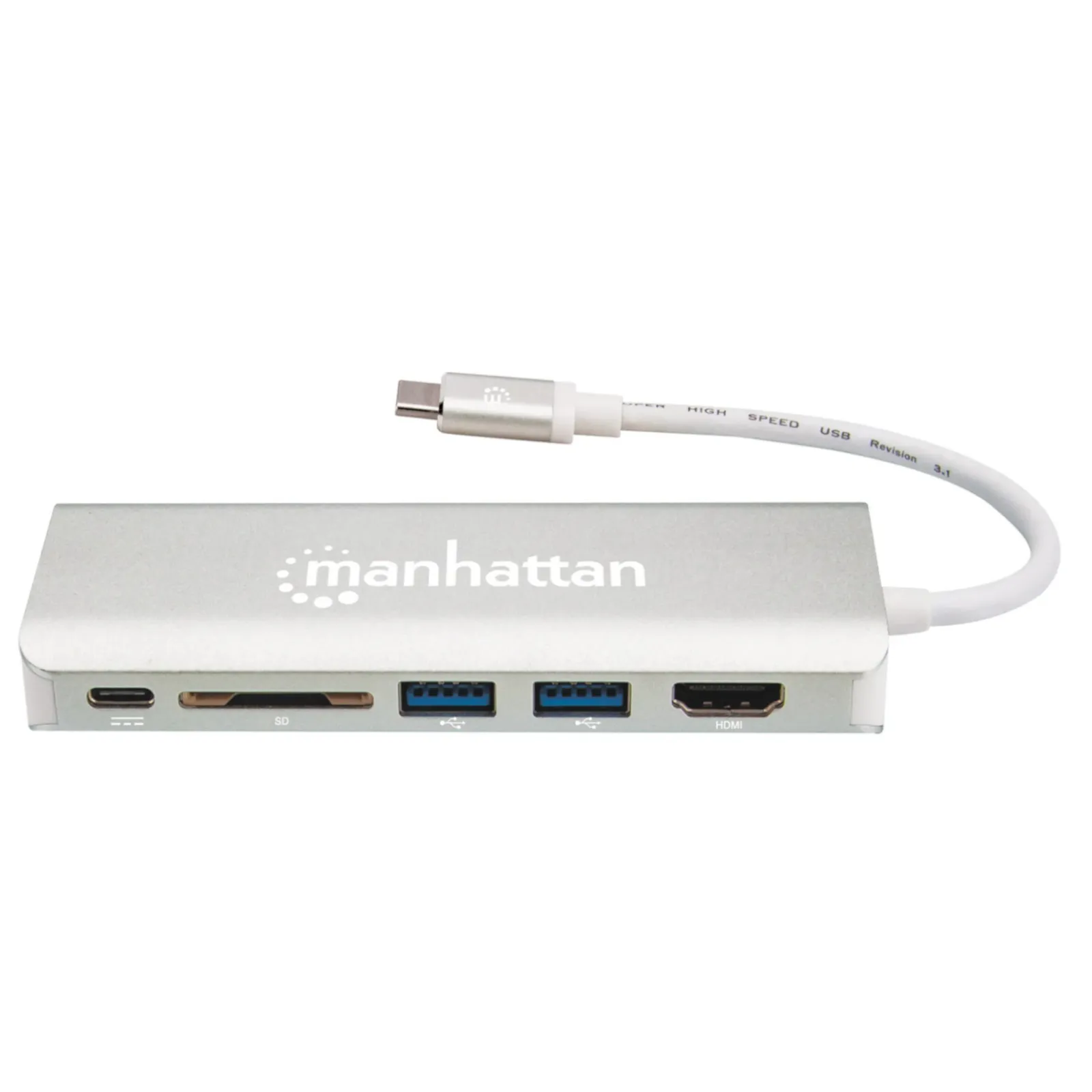 Estación Docking Replicador De Puertos Usb Tipo C 6 En 1