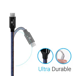 Exinoz USB Type C Cable Fast Charging USB C Cable (3 Pack Bundle   1 Bonus)