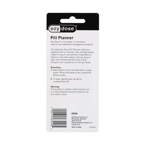 Ezy Dose® 4x/Day Classic Pill Planner
