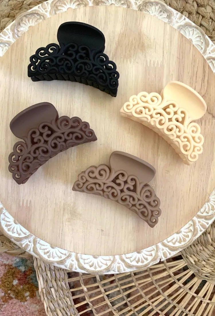 Fancy Hair Claw Clips 2 pack