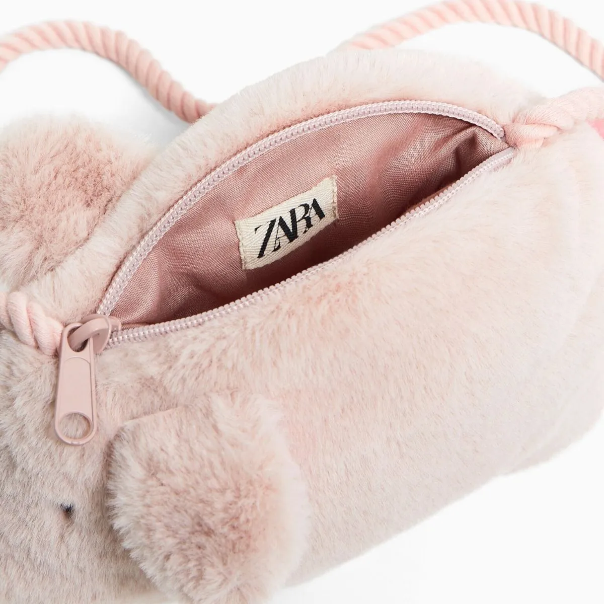 Faux Fur Little Pig Crossbody Bag