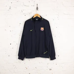 FC Barcelona 2005 Nike Tracksuit Top Jacket - Blue - XL