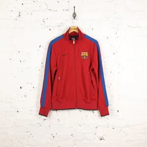 FC Barcelona Nike Football Tracksuit Top - Maroon - M