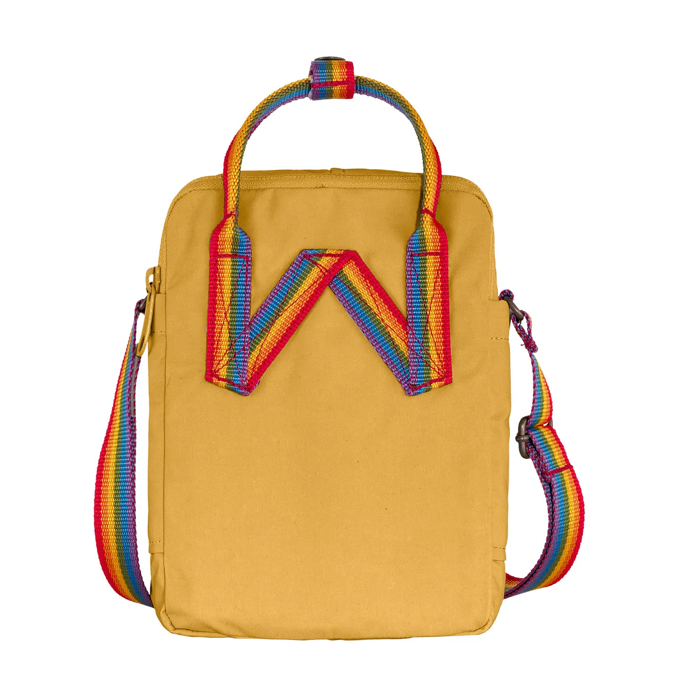 Fjallraven Kanken Rainbow Sling Ochre / Rainbow