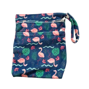 Flamingo Minky Wetbag - Small