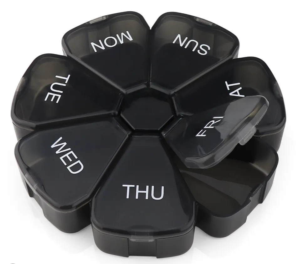 Flower Shape Weekly Pill Container | Never Miss A Dose Again