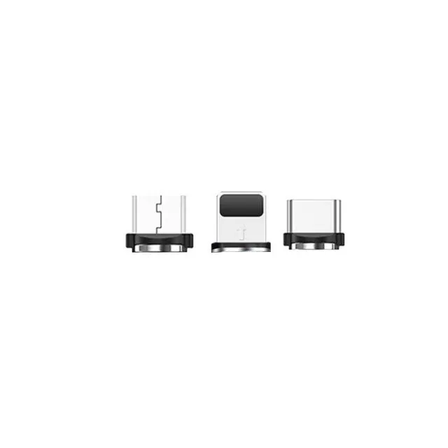 Flowing Light Magnetic USB Charging Cable, Micro usb Cable & USB Type C Cable LED Glow Magnet Charger For iPhone X 8 7 6