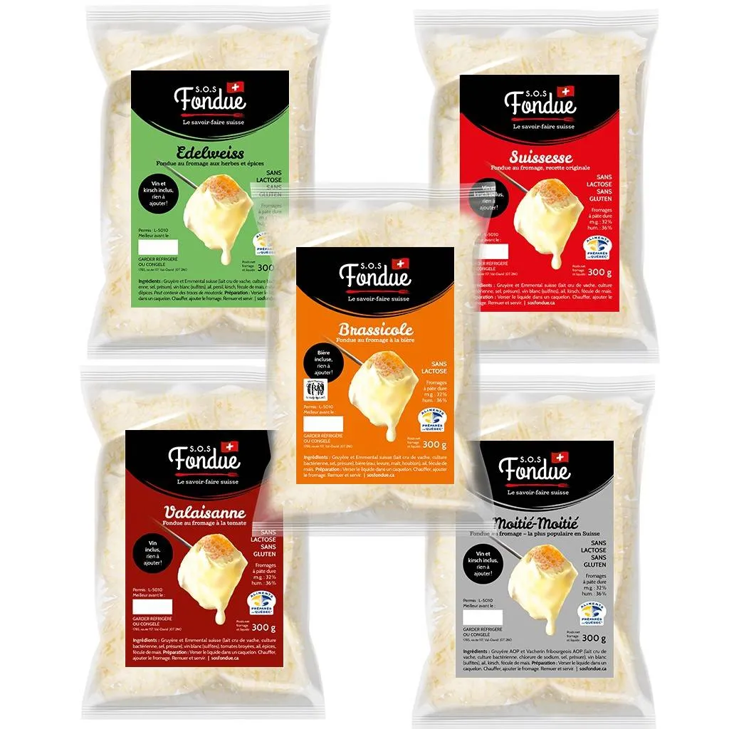 Fondue au fromage demi-sachets