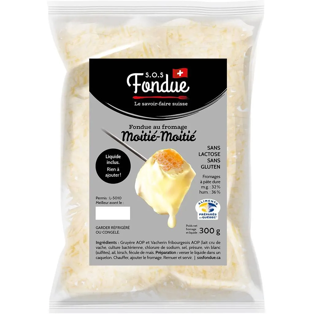 Fondue au fromage demi-sachets
