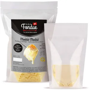 Fondue au fromage moitié-moitié